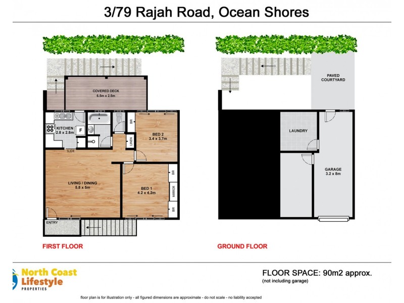 3/79 Rajah Road, Ocean Shores NSW 2483 Floorplan
