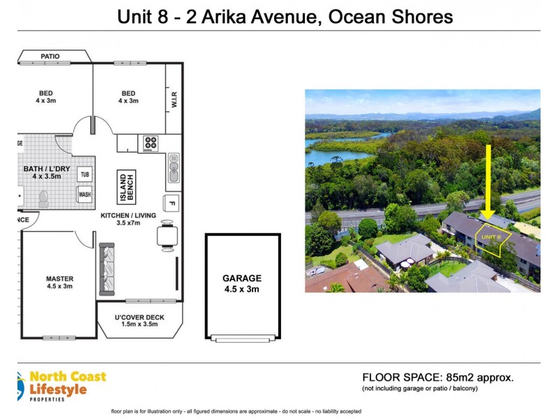 8/2 Arika Avenue, Ocean Shores NSW 2483 Floorplan