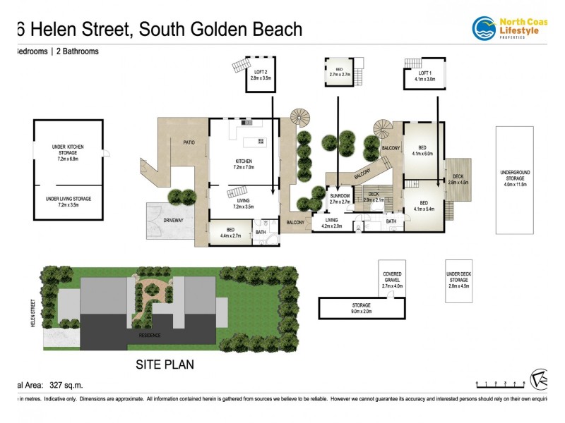 36 Helen Street, South Golden Beach NSW 2483 Floorplan
