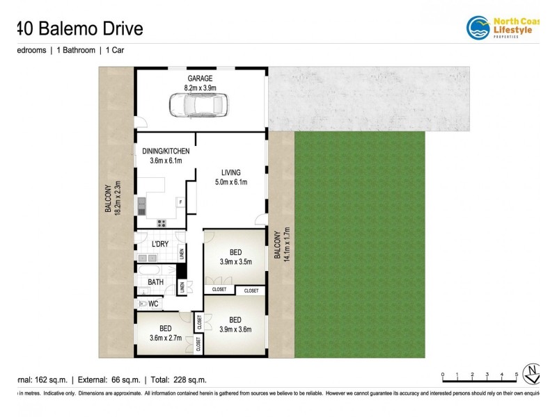 140 Balemo Drive, Ocean Shores NSW 2483 Floorplan