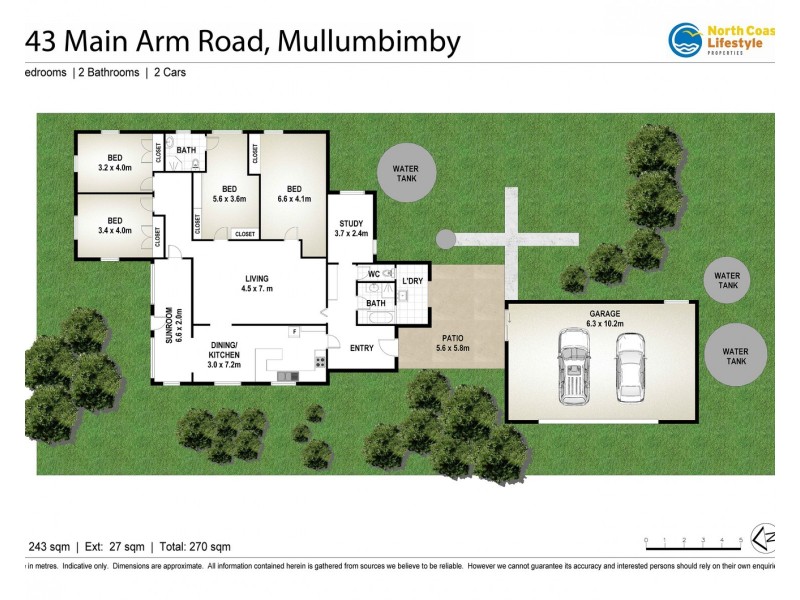 343 Main Arm Road, Mullumbimby NSW 2482 Floorplan