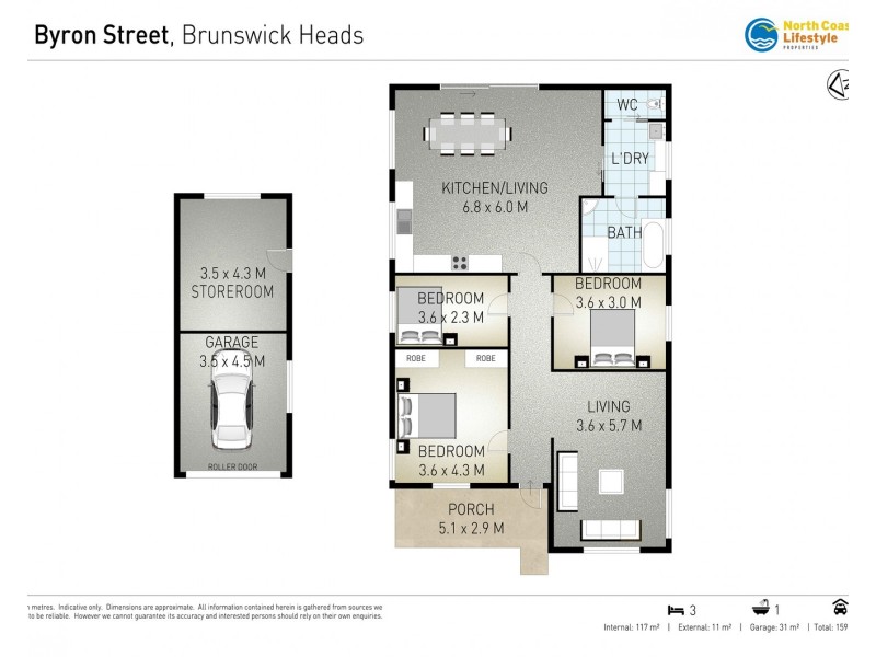 17 Byron Street, Brunswick Heads NSW 2483 Floorplan