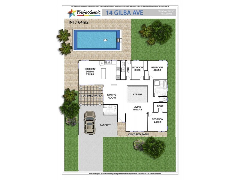 14 Gilba Avenue, Ocean Shores NSW 2483 Floorplan