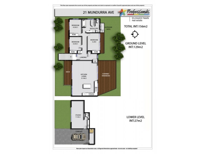 21 Mundurra Avenue, Ocean Shores NSW 2483 Floorplan