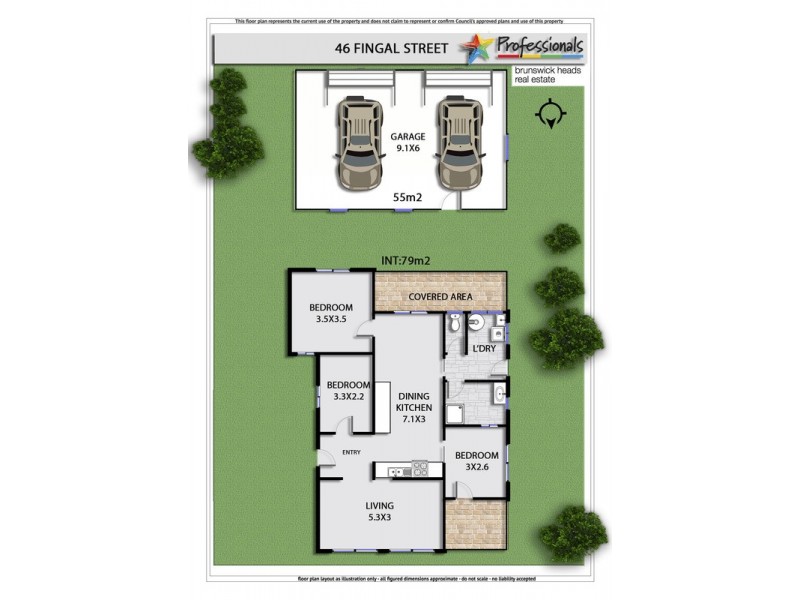46 Fingal Street, Brunswick Heads NSW 2483 Floorplan