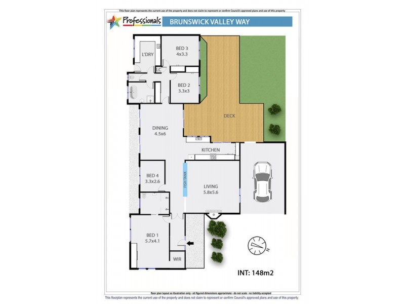 43 Brunswick Valley Way, Billinudgel NSW 2483 Floorplan