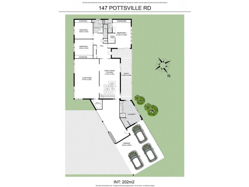 147 Pottsville Road, Mooball NSW 2483 Floorplan