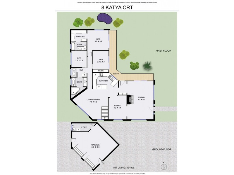 8 Katya Court, Ocean Shores NSW 2483 Floorplan