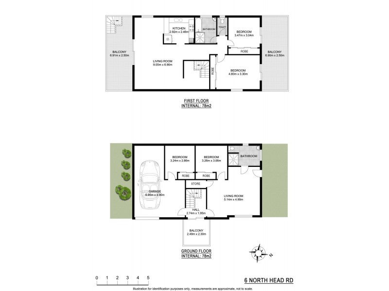 6  North Head Road, New Brighton NSW 2483 Floorplan