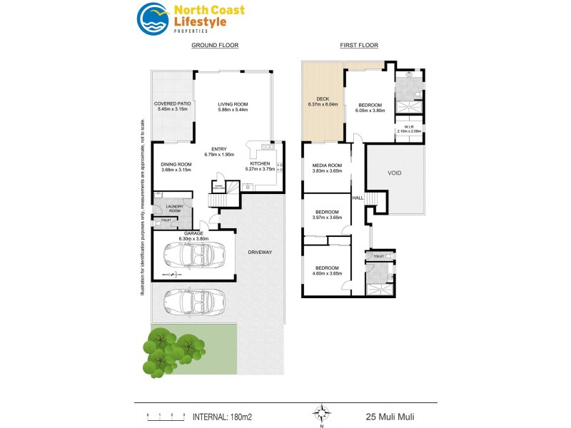 25 Muli Muli Avenue, Ocean Shores NSW 2483 Floorplan