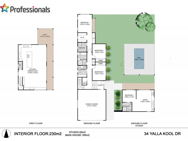 34  Yalla Kool Drive, Ocean Shores NSW 2483 Floorplan