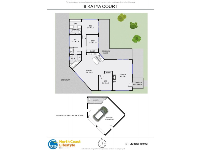 8 Katya Court, Ocean Shores NSW 2483 Floorplan