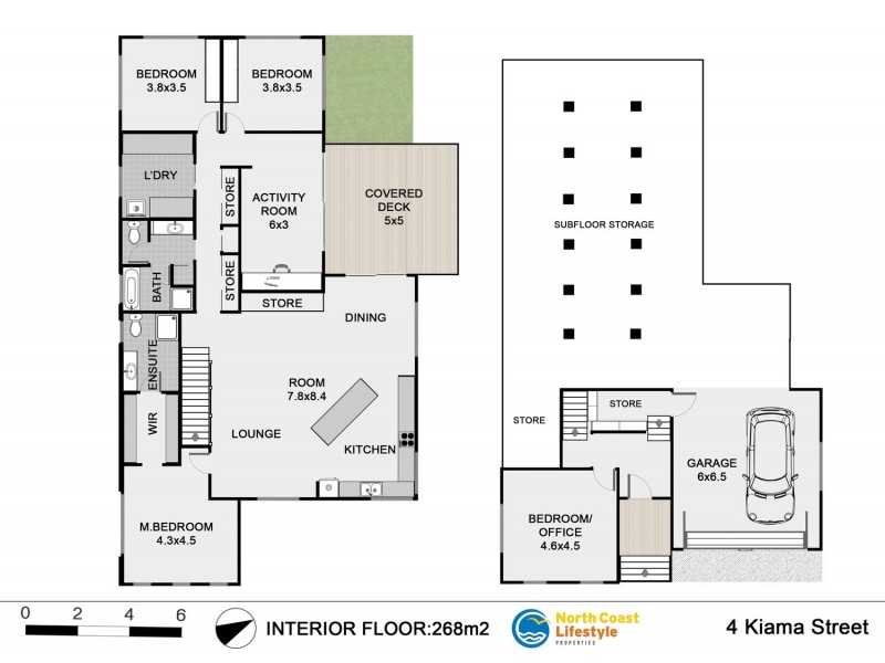 4 Kiama Street, Pottsville NSW 2489 Floorplan