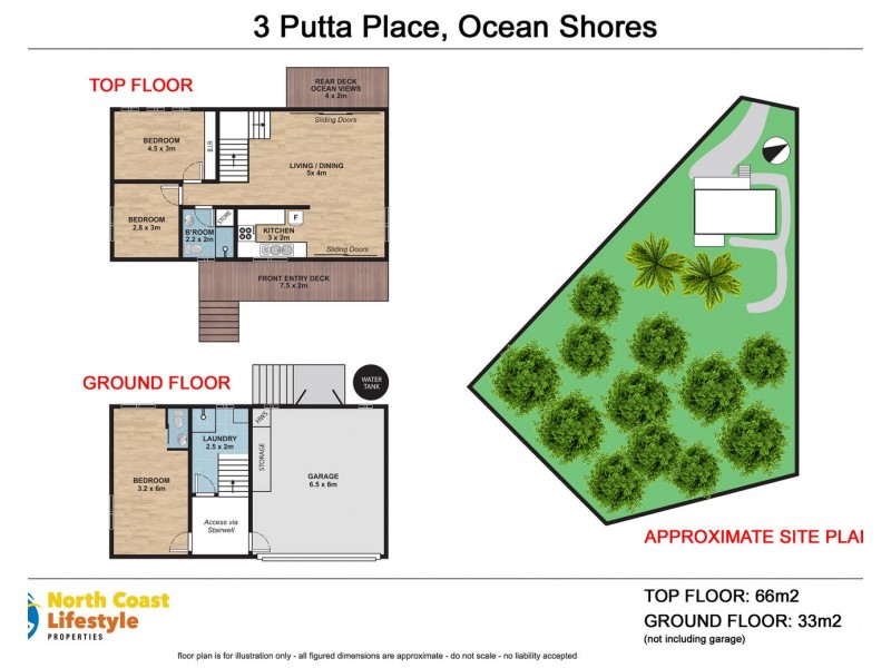 3 Putta Place, Ocean Shores NSW 2483 Floorplan