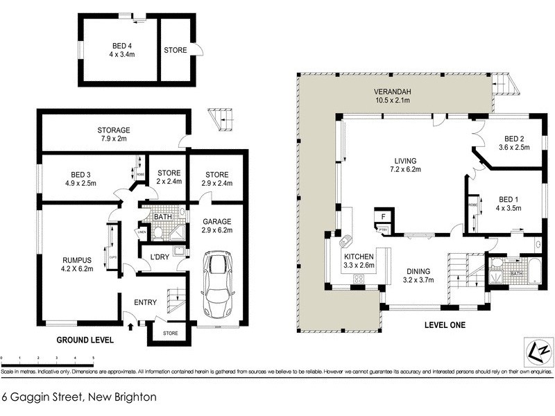 6 Gaggin Street, New Brighton NSW 2483 Floorplan