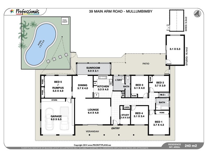 39 Main Arm Road, Mullumbimby NSW 2482 Floorplan