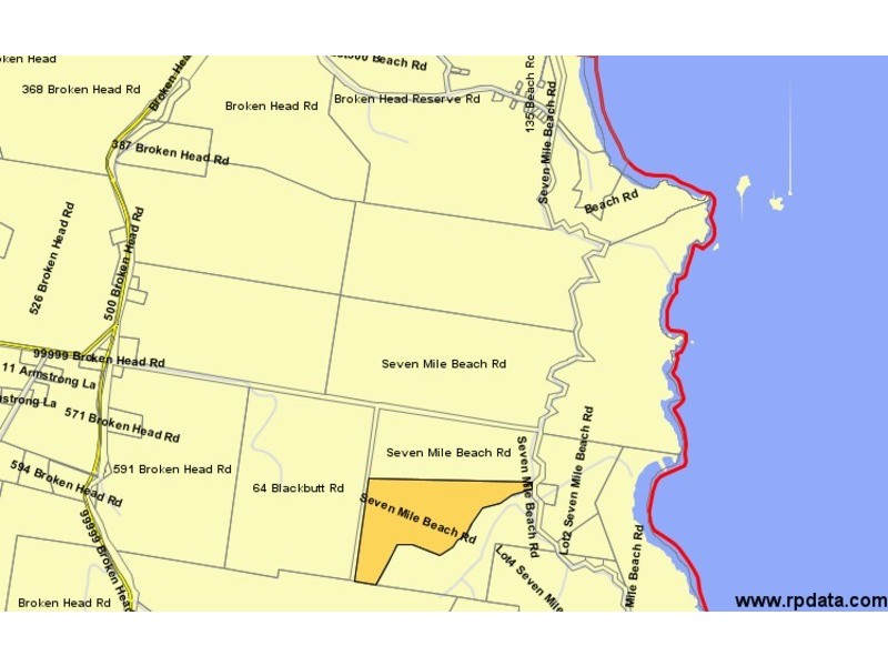 Lot 2 Bunjum, Seven Mile Beach Road, Broken Head NSW 2481