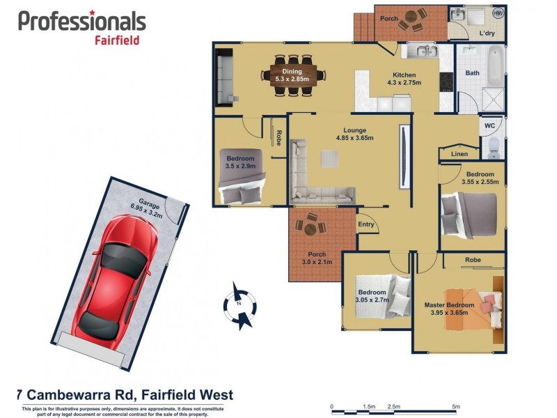 27 Cambewarra Road, Fairfield West NSW 2165 Floorplan