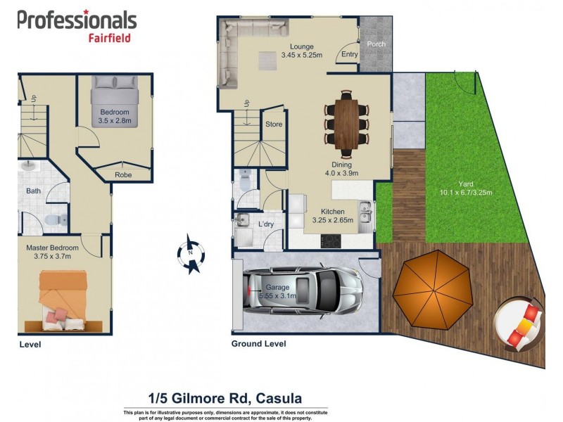 1/5 Gilmore Street, Casula NSW 2170 Floorplan