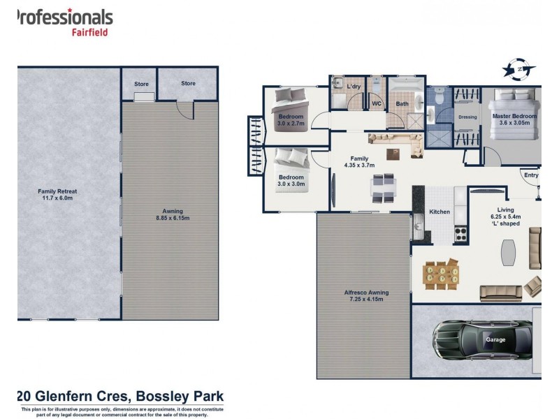 20 Glenfern Crescent, Bossley Park NSW 2176 Floorplan