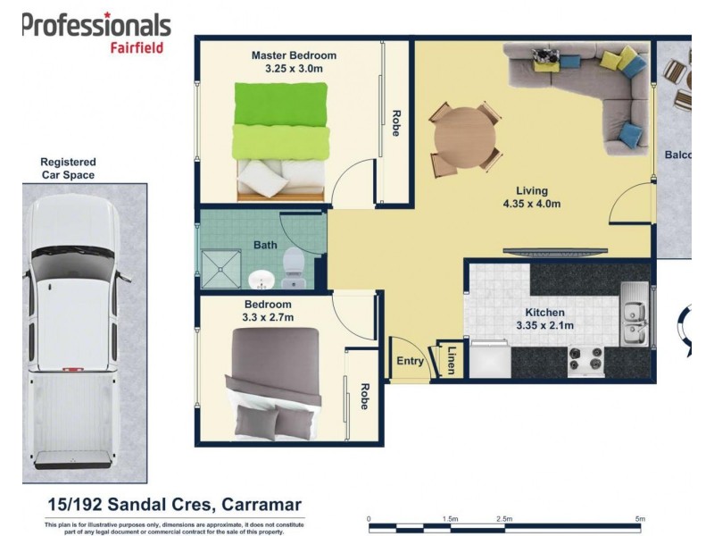 15/192 Sandal Crescent, Carramar NSW 2163 Floorplan
