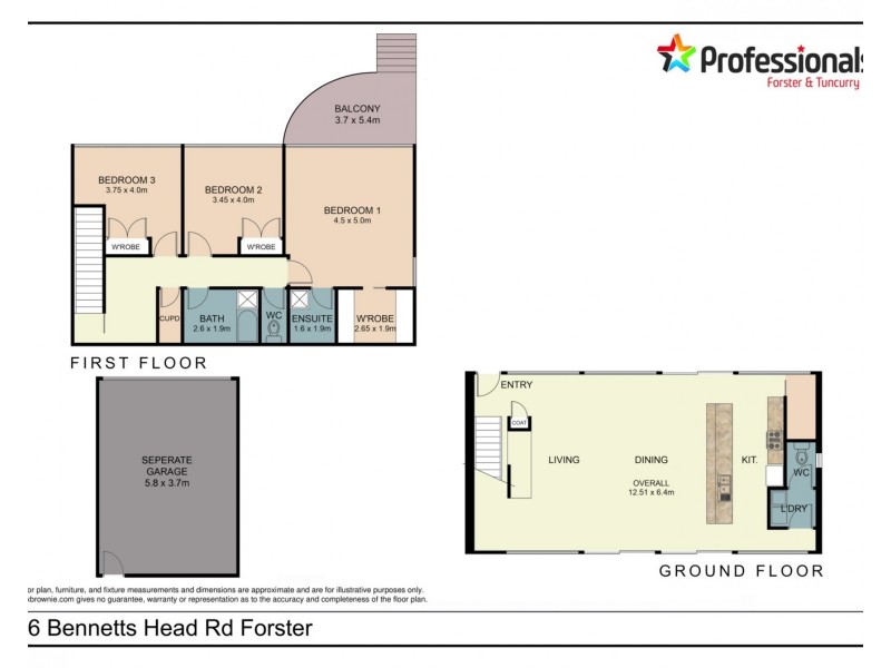 46 Bennetts Head Road, Forster NSW 2428 Floorplan