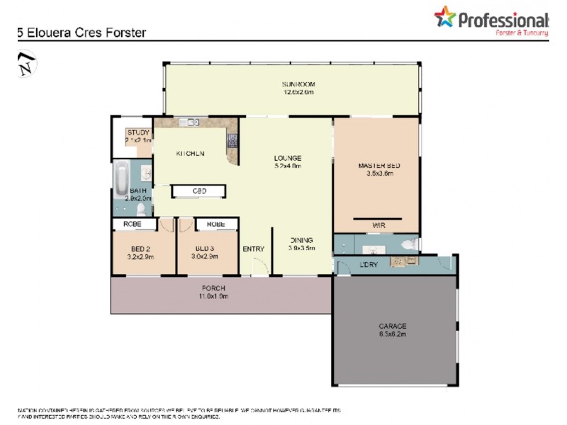 5 Elouera Crescent, Forster NSW 2428 Floorplan