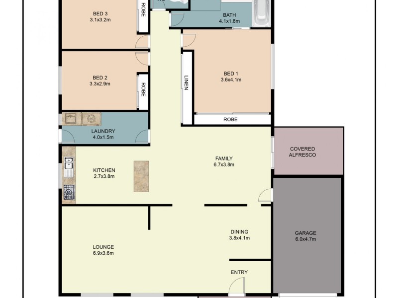 33 Carribean Avenue, Forster NSW 2428 Floorplan