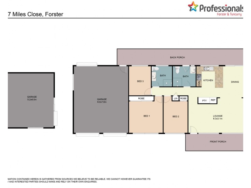 7 Miles Close, Forster NSW 2428 Floorplan