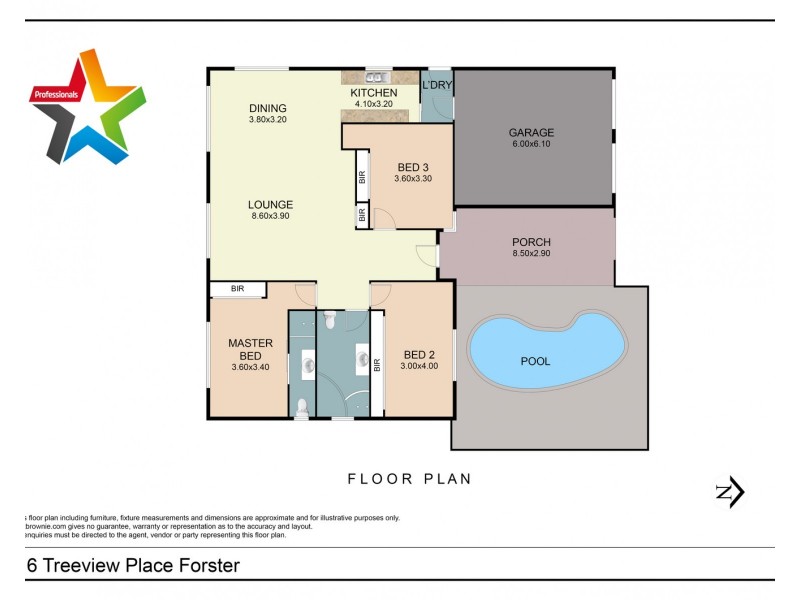 16 Tree View Place, Forster NSW 2428 Floorplan