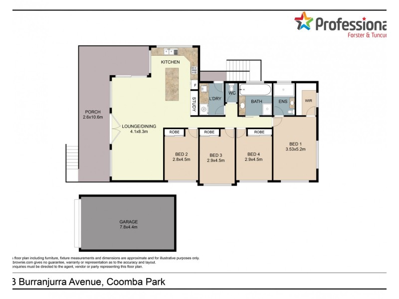 23 Burranjurra Avenue, Coomba Park NSW 2428 Floorplan