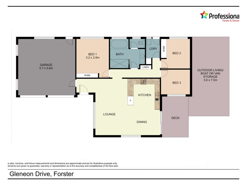 4 Gleneon Drive, Forster NSW 2428 Floorplan