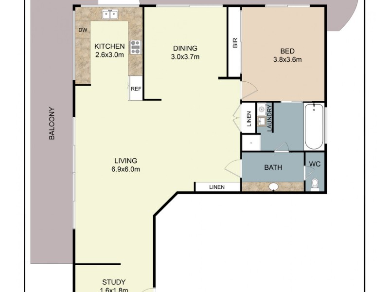 203/45-49 Head Street, Forster NSW 2428 Floorplan