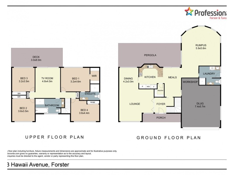 33 Hawaii Avenue, Forster NSW 2428 Floorplan