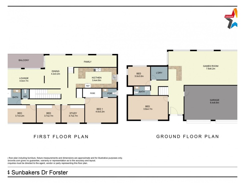 44 Sunbakers Drive, Forster NSW 2428 Floorplan