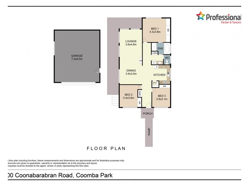 100 Coonabarabran Road, Coomba Park NSW 2428 Floorplan