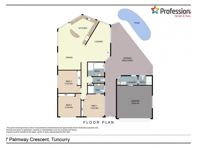 27 Palmway Crescent, Tuncurry NSW 2428 Floorplan