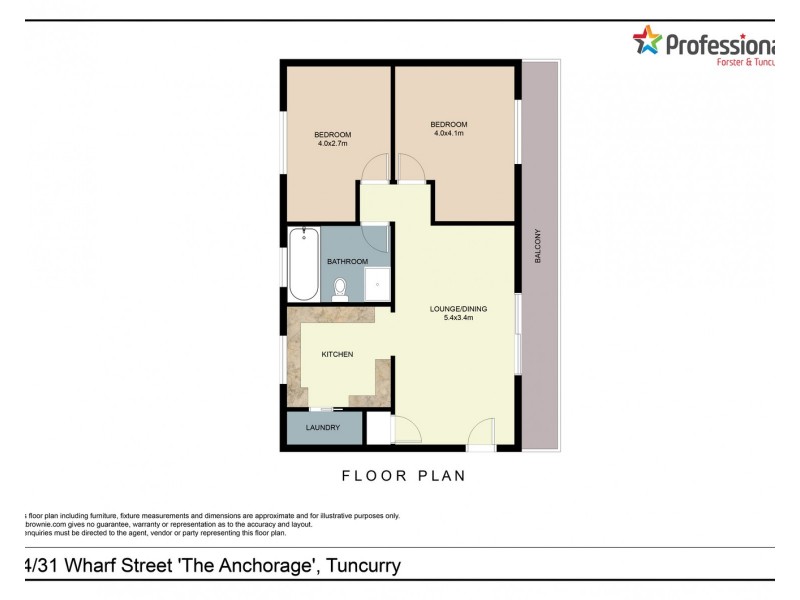 24/31 Wharf Street, Tuncurry NSW 2428 Floorplan