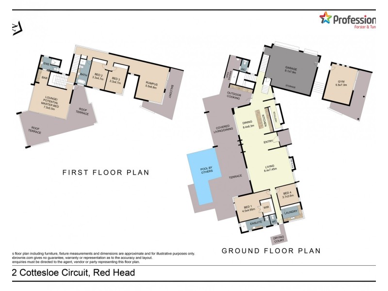 72 Cottesloe Circuit, Red Head NSW 2430 Floorplan