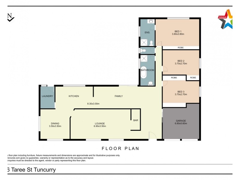 76 Taree Street, Tuncurry NSW 2428 Floorplan