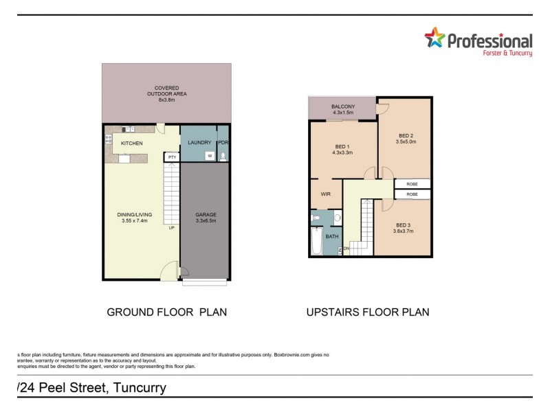 1/24 Peel Street, Tuncurry NSW 2428 Floorplan