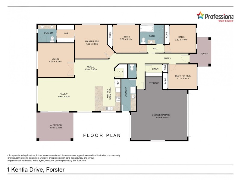 81 Kentia Drive, Forster NSW 2428 Floorplan