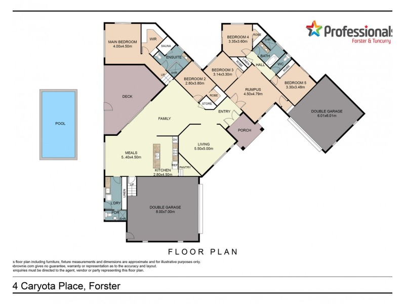 14 Caryota Place, Forster NSW 2428 Floorplan