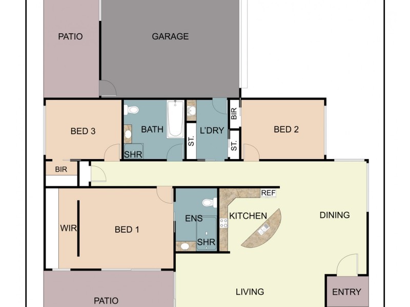 1/12 Carinda Place, Forster NSW 2428 Floorplan