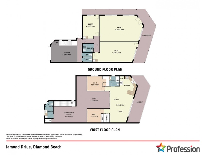 15 Diamond Drive, Diamond Beach NSW 2430 Floorplan