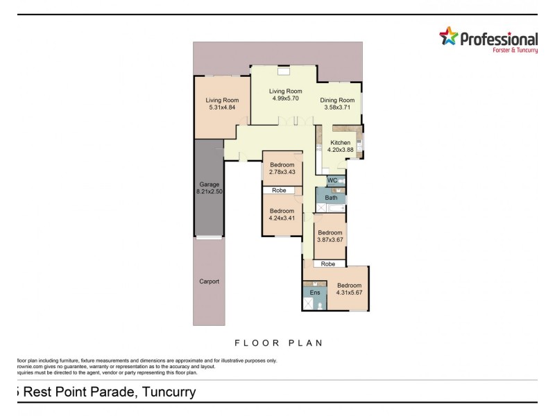 15 Rest Point Parade, Tuncurry NSW 2428 Floorplan