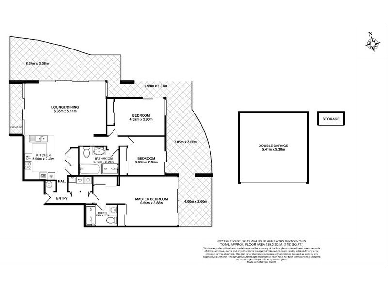 602/38 Wallis Street, Forster NSW 2428 Floorplan