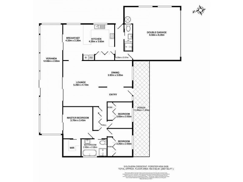 5 Elouera Crescent, Forster NSW 2428 Floorplan