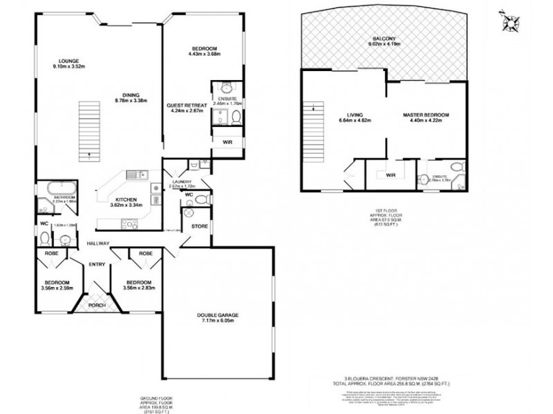 3 Elouera Crescent, Forster NSW 2428 Floorplan