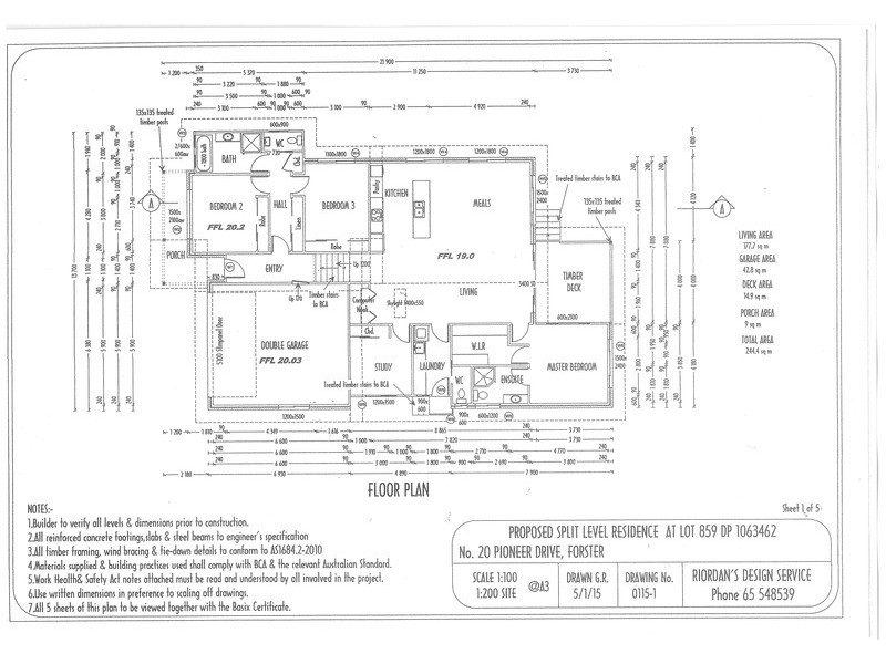 20 Pioneer Drive, Forster NSW 2428 Floorplan